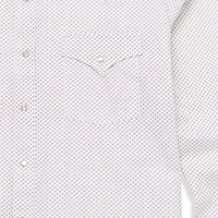 Ely Cattleman Mini Geo Print Mens Long Sleeve Western Shirt