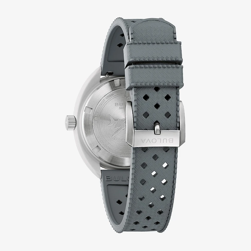 Bulova Unisex Adult Gray Strap Watch 98b449