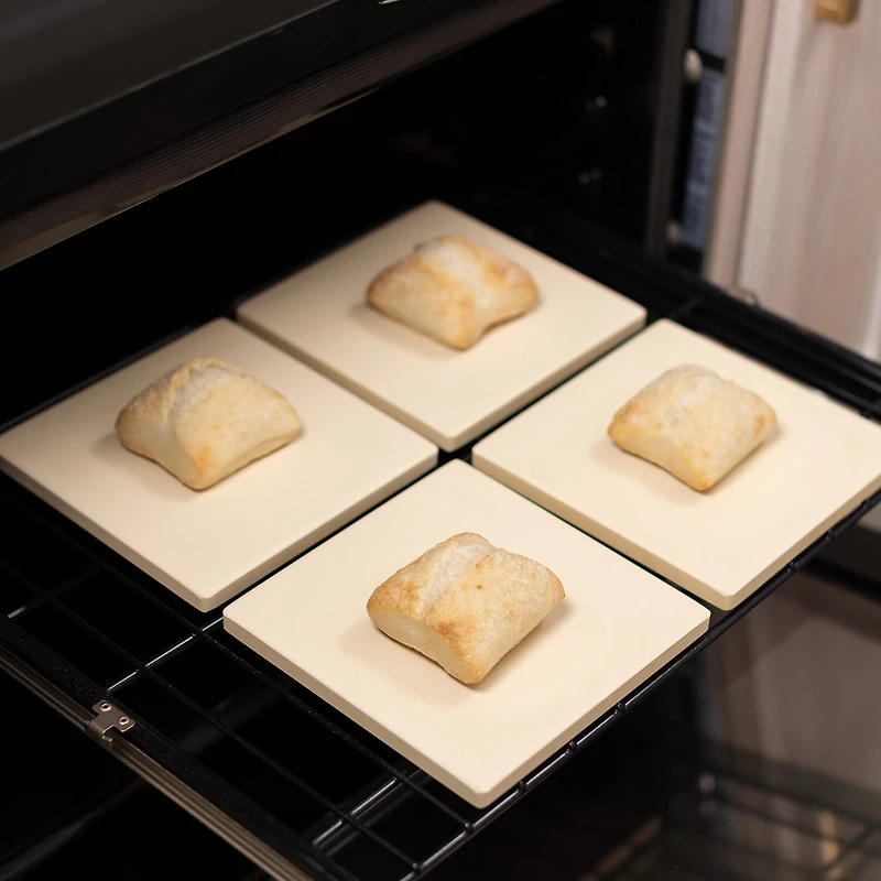 Old Stone Pizza Kitchen Cordierite 4-pc. Pizza Stone Set