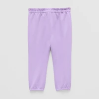 Okie Dokie Baby Girls Cuffed Regular Fit Pull-On Pant