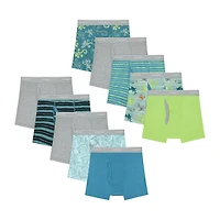 Hanes Toddler Boys 10 Pack Boxer Briefs Tub74p