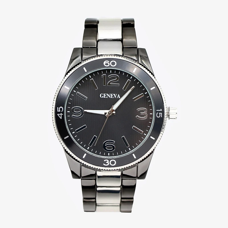 Geneva Mens Two Tone Bracelet Watch Mac8179jc