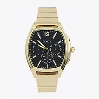 Geneva Mens Gold Tone Bracelet Watch Mac8180jc