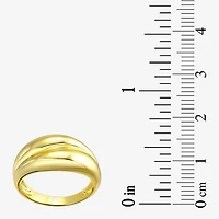 Silver Addiction Womens 23.MM 14K Gold Over Silver Bypass  Band