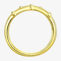 Silver Addiction Girls 8.5MM 14K Gold Over Silver Band