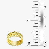 Silver Addiction Girls 8.5MM 14K Gold Over Silver Band