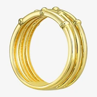Silver Addiction Girls 8.5MM 14K Gold Over Silver Band