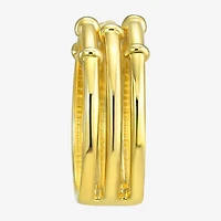 Silver Addiction Girls 8.5MM 14K Gold Over Silver Band