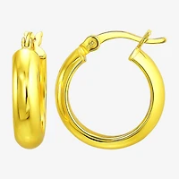 Womens 14K Gold Over Silver 3 Pair Earring Set