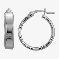 Womens Sterling Silver Round Pair Earring Set