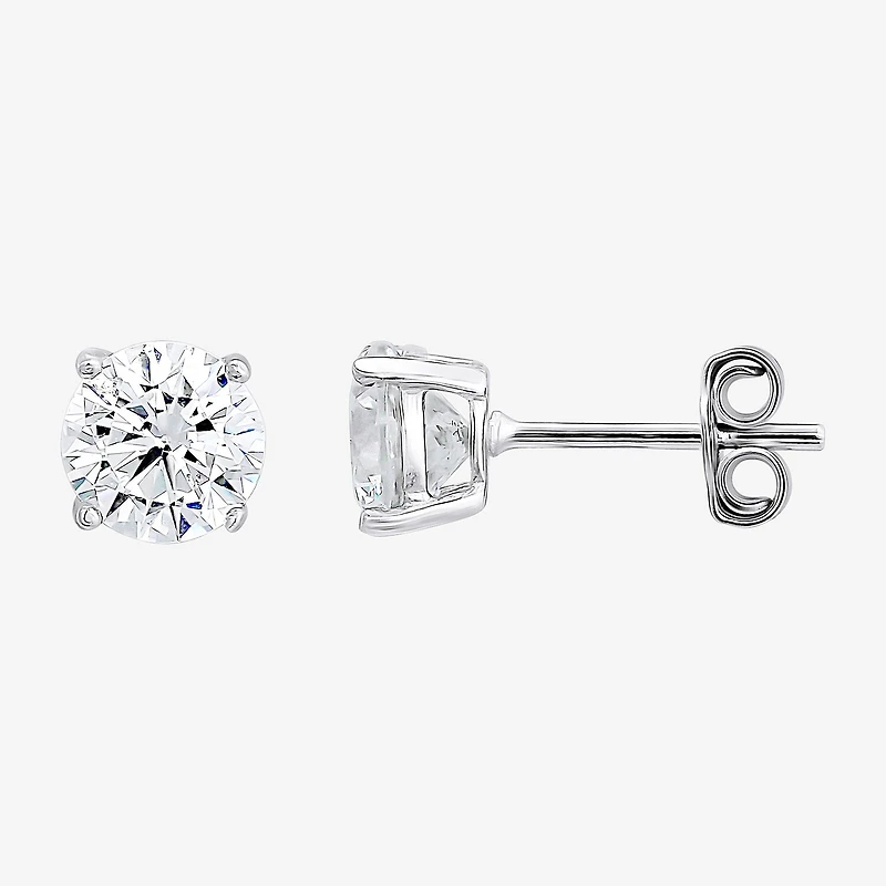 Womens Sterling Silver Round 6 Pair Earring Set