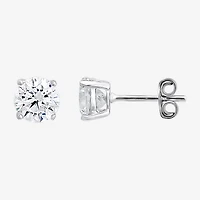 Womens Sterling Silver Round 6 Pair Earring Set