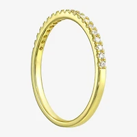 Silver Addiction Womens White Cubic Zirconia 14K Gold Over Silver Bridal Set
