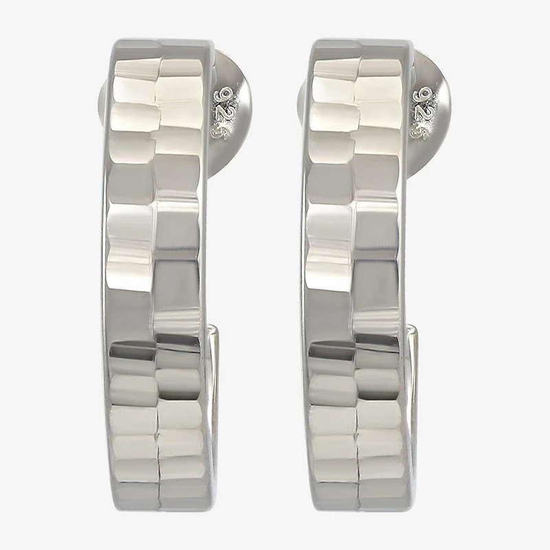 Sterling Silver 18mm Stud Earrings