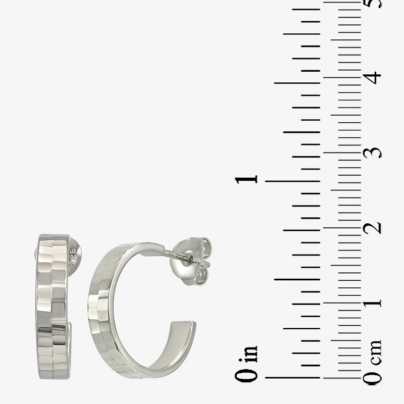 Sterling Silver 18mm Stud Earrings