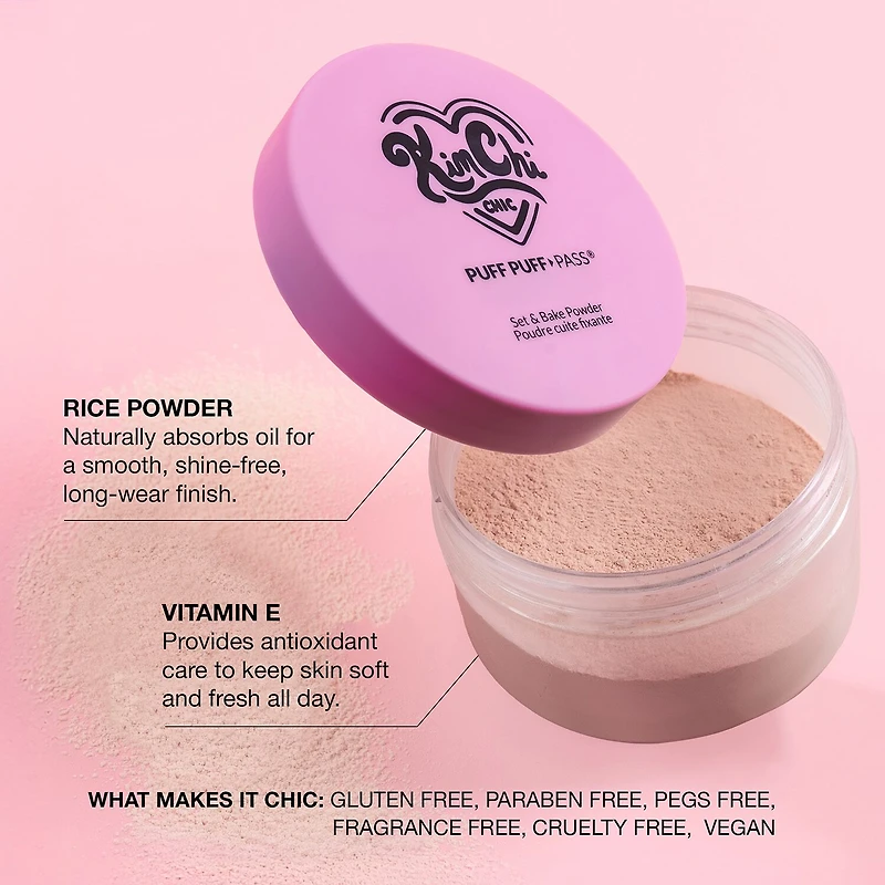 KimChi Chic Beauty Puff Pass Set & Bake Powder