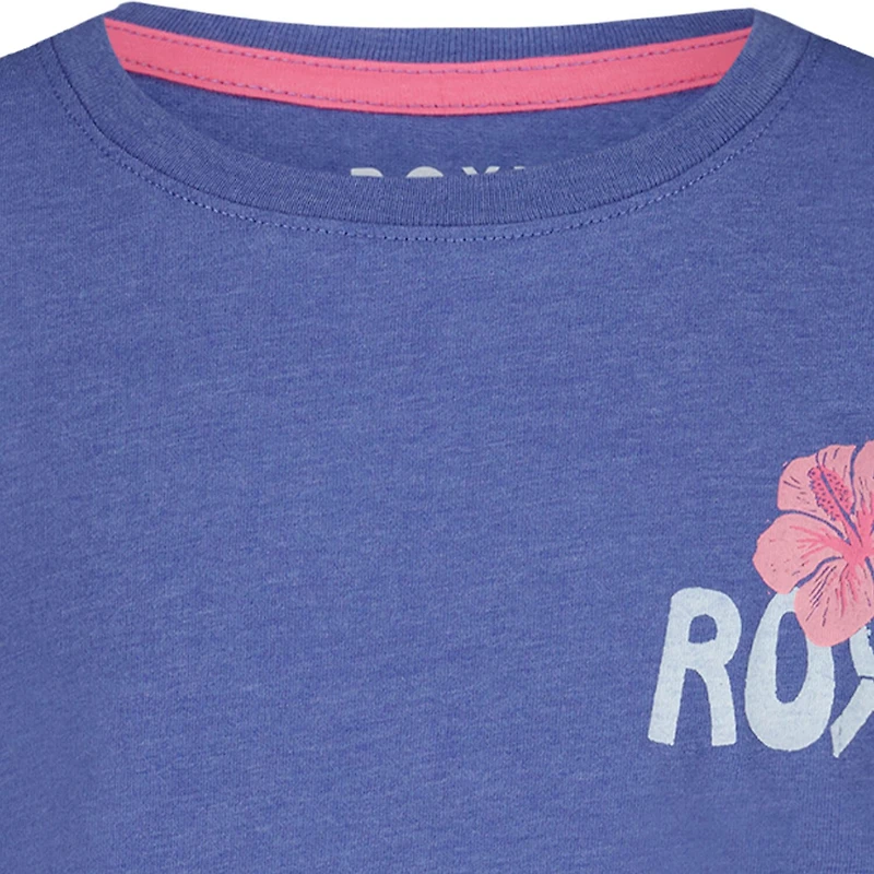 Roxy Big Kid Girls Crew Neck Short Sleeve Regular Fit Graphic T-Shirt