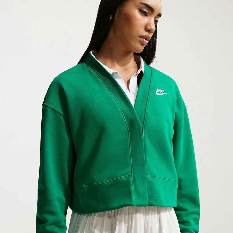 Nike Womens V Neck Long Sleeve Cardigan