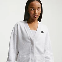 Nike Womens Y Neck Long Sleeve Cardigan