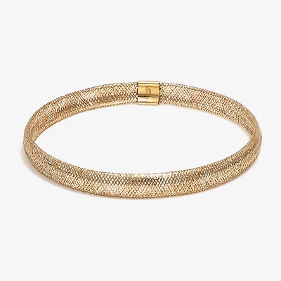 Made in Italy 10K Gold Mesh Stretch Bracelet