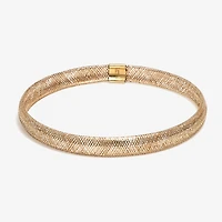 Made in Italy 10K Gold Mesh Stretch Bracelet