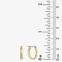 14K Gold Small Hoop Earrings 