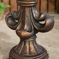 Glitzhome 27.25" MGO Bronze Garden Statue Figurine