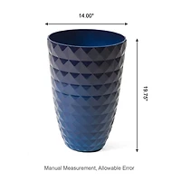 Glitzhome Set Of 2 Plastic Pot Planters