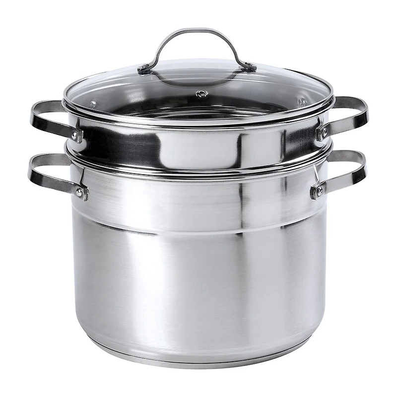 Denmark Stainless Steel 3-pc. 8-qt. Multi-Cooker
