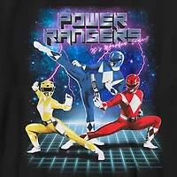Little & Big Kid Boys Crew Neck Short Sleeve Regular Fit Power Rangers Graphic T-Shirt