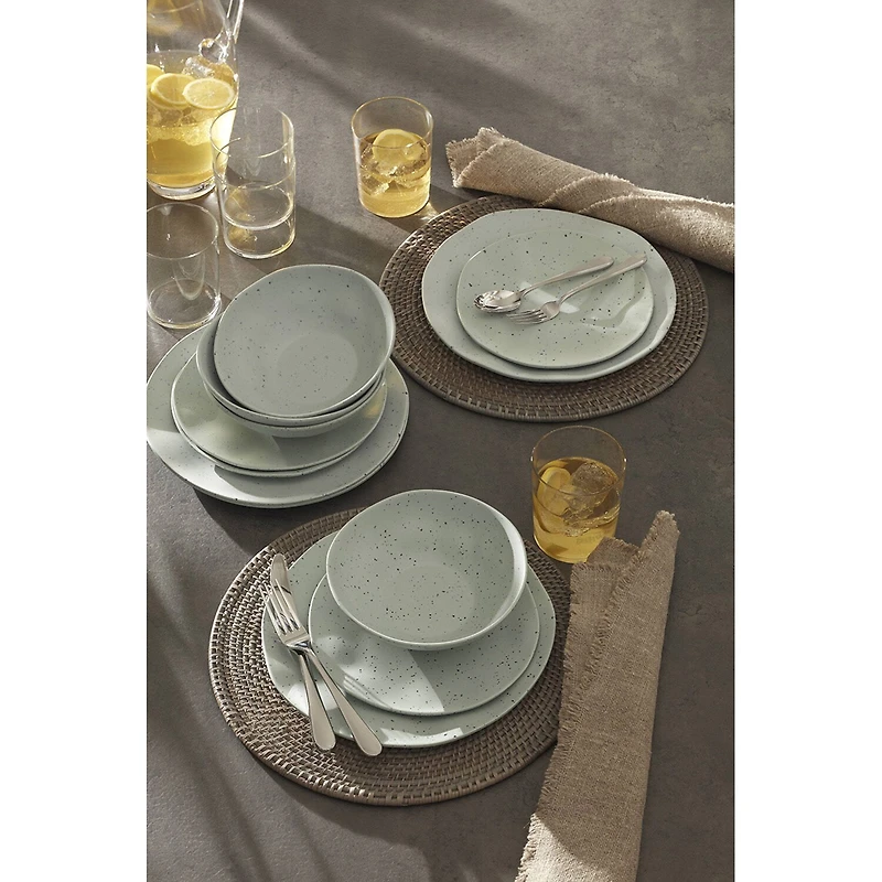 Oneida Terrazzo 12-pc. Melamine Dinnerware Set