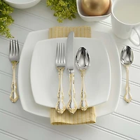 Oneida Golden Mandolina 45-pc. 18/10 Stainless Steel Flatware Set