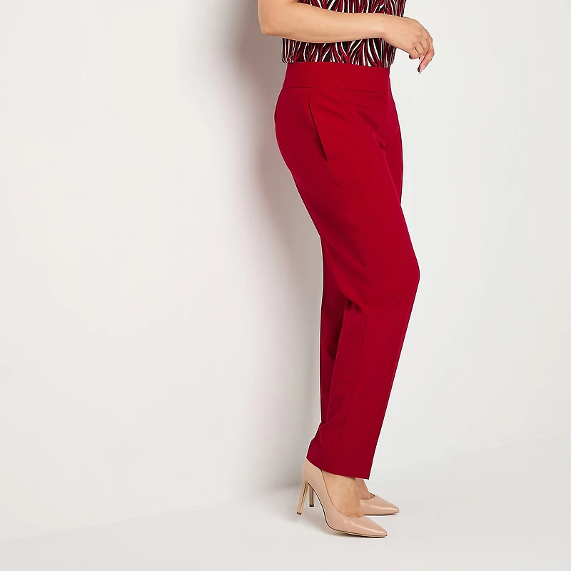 Black Label by Evan-Picone Womens Classic Fit Straight Suit Pant