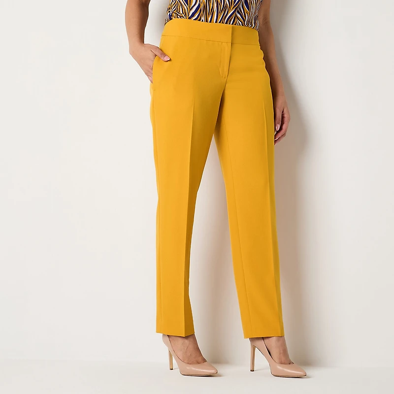 Black Label by Evan-Picone Womens Classic Fit Straight Suit Pant