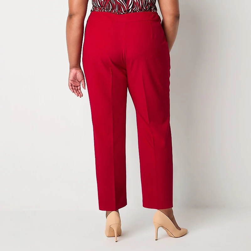 Black Label by Evan-Picone Womens Plus Classic Fit Straight Suit Pant