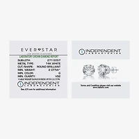 Ever Star (G / VS2) 2 CT. T.W. Lab Grown White Diamond 14K Gold 6.3mm Round Stud Earrings