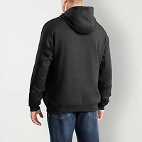 Berne Zippered Mens Long Sleeve Fleece Big and Tall Hoodie