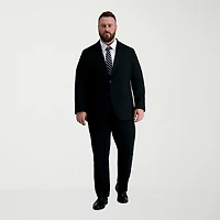 Haggar JMH Tailored Mens Big and Tall Stretch Fabric Modern Fit Flat Front Suit Pant
