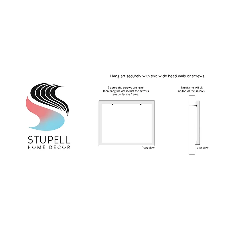 Stupell Industries Foggy Lake Forest Landscape Framed Print