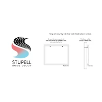 Stupell Industries Foggy Lake Forest Landscape Framed Print