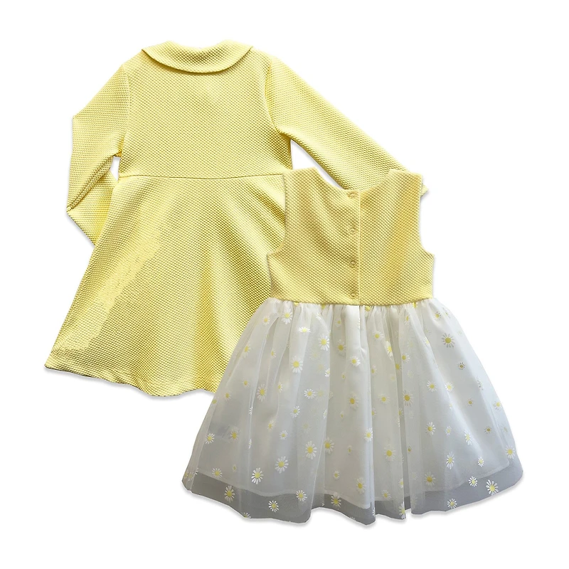 Blueberi Boulevard Little & Big Kid Girls Floral 2-pc. Dress Set