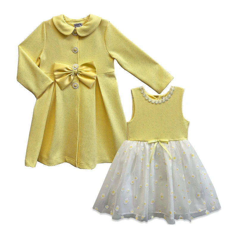 Blueberi Boulevard Little & Big Kid Girls Floral 2-pc. Dress Set