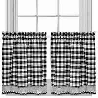 Buffalo Check 2-pc. Rod Pocket Window Tier