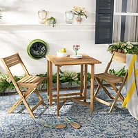 Safavieh Gallo Patio Collection 3-pc. Bistro Set Folding