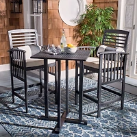 Safavieh Pate Patio Collection 3-pc. Bistro Set Folding