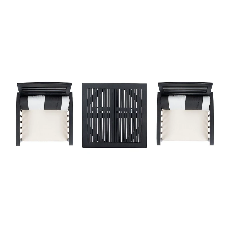 Safavieh Pate Patio Collection 3-pc. Bistro Set Folding