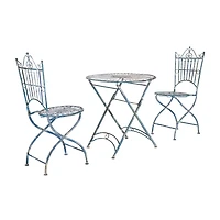 Safavieh Belen Patio Collection 3-pc. Bistro Set Folding