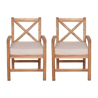 Catania Collection Patio Dining Chair-Set of 2