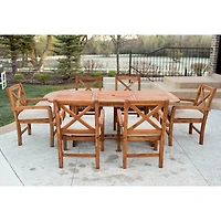 Catania 7-Piece Patio Extendable Dining Set