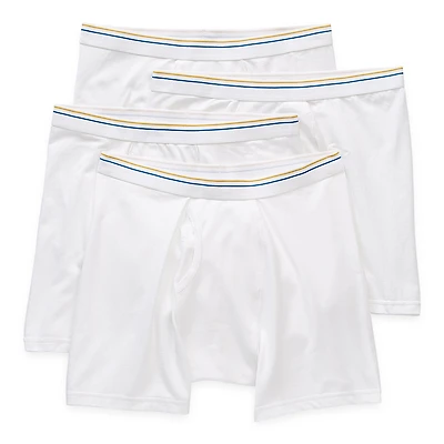 Stafford Dry + Cool Breathable Mesh Mens 4 Pack Boxer Briefs 302860